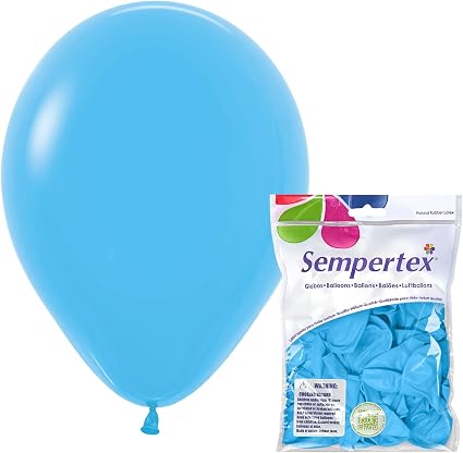 Sempertex 12-inch premium latex balloons – Assorted colors for parties and balloon decoration