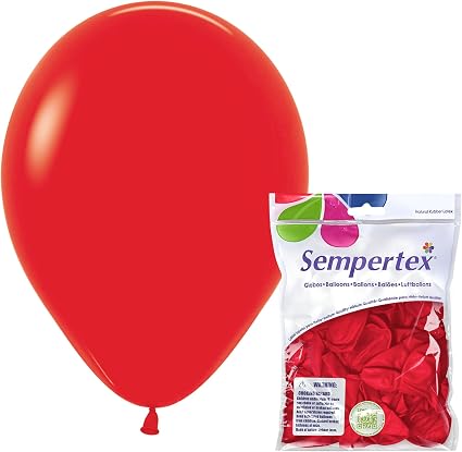 Sempertex 12-inch premium latex balloons – Assorted colors for parties and balloon decoration