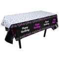 Mantel desechable impermeable Happy Birthday para fiestas – 57x72 pulgadas